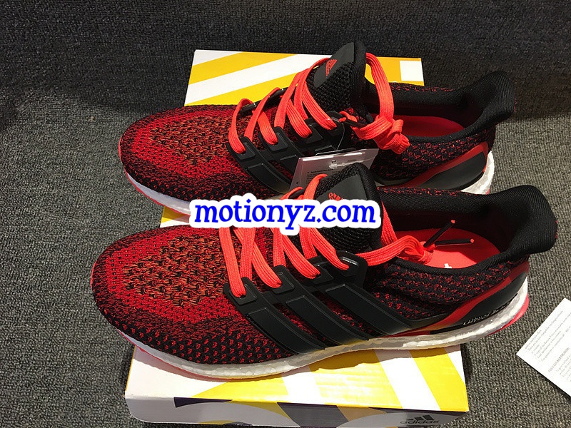 Real Boost Adidas Ultra Boost 2.0 Red Solar